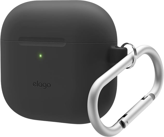 Elago Silicone Hang Case Black for Airpods 4rd Gen